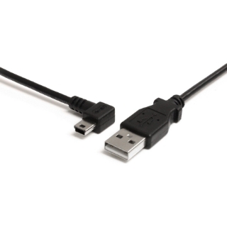 Picture of StarTech.com 6 ft Mini USB Cable - A to Left Angle Mini B