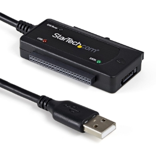 Picture of StarTech.com USB 2.0 to SATA/IDE Combo Adapter for 2.5/3.5" SSD/HDD