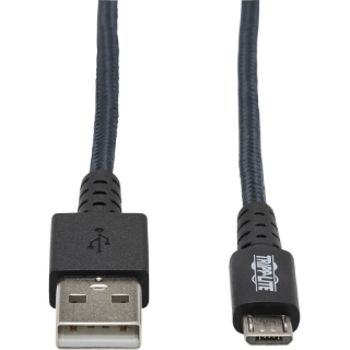 Picture of Tripp Lite Heavy Duty USB-A to USB Micro-B Charging Sync Cable Androids 3ft