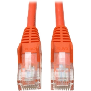 Picture of Tripp Lite 7ft Cat5e / Cat5 Snagless Molded Patch Cable RJ45 M/M Orange 7'