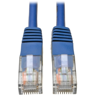 Picture of Tripp Lite 6ft Cat5e / Cat5 350MHz Molded Patch Cable RJ45 M/M Blue 6'