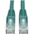 Picture of Tripp Lite Cat6 GbE Gigabit Ethernet Snagless Molded Patch Cable UTP Green RJ45 M/M 35ft 35'