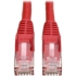 Picture of Tripp Lite 14ft Cat6 Gigabit Snagless Molded Patch Cable RJ45 M/M Red 14'