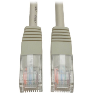 Picture of Tripp Lite 5ft Cat5e / Cat5 350MHz Molded Patch Cable RJ45 M/M Gray 5'