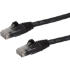 Picture of StarTech.com 12ft CAT6 Ethernet Cable - Black Snagless Gigabit - 100W PoE UTP 650MHz Category 6 Patch Cord UL Certified Wiring/TIA