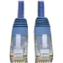 Picture of Tripp Lite Cat6 Cat5e Gigabit Molded Patch Cable RJ45 M/M 550MHz Blue 35ft