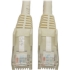 Picture of Tripp Lite Cat6 GbE Gigabit Ethernet Snagless Molded Patch Cable UTP White RJ45 M/M 4ft 4'