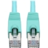 Picture of Tripp Lite Cat6a Snagless Shielded STP Patch Cable 10G, PoE, Aqua M/M 3ft