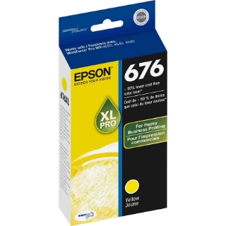 Picture of Epson DURABrite Ultra 676XL Original Ink Cartridge - Yellow