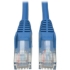 Picture of Tripp Lite 14ft Cat5e / Cat5 Snagless Molded Patch Cable RJ45 M/M Blue 14'