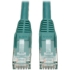 Picture of Tripp Lite 10ft Cat6 Gigabit Snagless Molded Patch Cable RJ45 M/M Green 10'