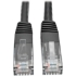 Picture of Tripp Lite Cat6 Gigabit Molded Patch Cable RJ45 M/M 550MHz 24 AWG Black 3'