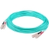 Picture of AddOn 65m SC (Male) to SC (Male) Straight Aqua OM4 Duplex Plenum Fiber Patch Cable