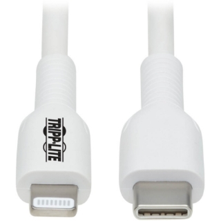 Picture of Tripp Lite USB-C to Lightning Sync/Charge Cable (M/M), MFi Certified, White, 1 m (3.3 ft.)