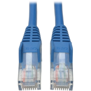 Picture of Tripp Lite 10ft Cat5e / Cat5 Snagless Molded Patch Cable RJ45 M/M Blue 10'