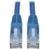 Picture of Tripp Lite 7ft Cat6 Gigabit Snagless Molded Patch Cable RJ45 M/M Blue 7' 50 Bulk Pack
