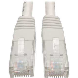 Picture of Tripp Lite 25ft Cat6 Gigabit Molded Patch Cable RJ45 M/M 550MHz 24AWG White