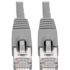 Picture of Tripp Lite Cat6a Ethernet Cable 10G STP Snagless Shielded PoE M/M Gray 15ft