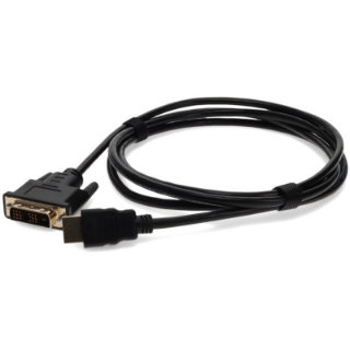 Picture of 6ft HDMI 1.3 Male to DVI-D Single Link (18+1 pin) Male Black Cable For Resolution Up to 1920x1200 (WUXGA)