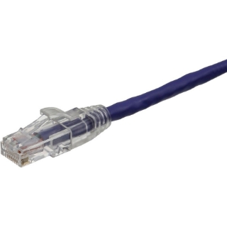 Picture of Axiom 35FT CAT6 UTP 550mhz Patch Cable Clear Snagless Boot (Purple) - TAA Compliant