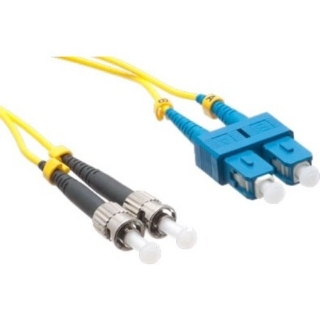 Picture of Axiom SC/ST Singlemode Duplex OS2 9/125 Fiber Optic Cable 0.5M - TAA Compliant