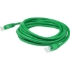 Picture of AddOn 7ft RJ-45 (Male) to RJ-45 (Male) Straight Green Cat5e UTP PVC Copper Patch Cable