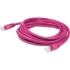 Picture of AddOn 7ft RJ-45 (Male) to RJ-45 (Male) Pink Cat6A UTP PVC Copper Patch Cable