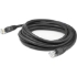 Picture of AddOn 7ft RJ-45 (Male) to RJ-45 (Male) Straight Black Cat6 UTP Copper PVC TAA Compliant Patch Cable