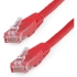 Picture of StarTech.com 5ft CAT6 Ethernet Cable - Red Molded Gigabit - 100W PoE UTP 650MHz - Category 6 Patch Cord UL Certified Wiring/TIA