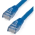 Picture of StarTech.com 25ft CAT6 Ethernet Cable - Blue Molded Gigabit - 100W PoE UTP 650MHz - Category 6 Patch Cord UL Certified Wiring/TIA