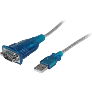 Picture of StarTech.com USB to Serial Adapter - Prolific PL-2303 - 1 port - DB9 (9-pin) - USB to RS232 Adapter Cable - USB Serial