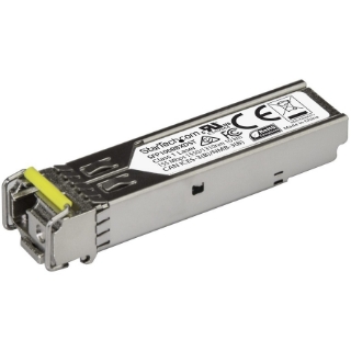 Picture of StarTech.com MSA Uncoded SFP Transceiver Module - 100BASE-BX - 100 Mb Ethernet BiDi Fiber (SMF)