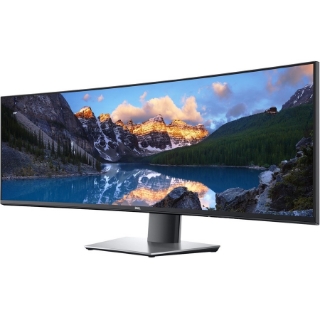 Picture of Dell UltraSharp U4919DW 49" Dual Quad HD (DQHD) Curved Screen WLED LCD Monitor - 32:9 - Black, Silver