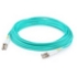 Picture of AddOn 5m LC (Male) to LC (Male) Straight Aqua OM4 Duplex Plenum Fiber Patch Cable