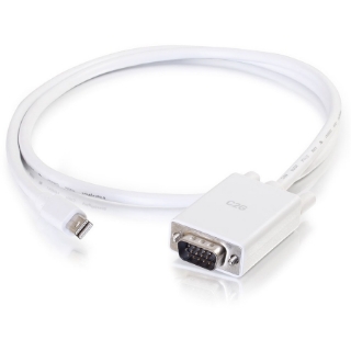 Picture of C2G 10ft Mini DisplayPort to VGA Adapter Cable White