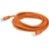 Picture of AddOn 18ft RJ-45 (Male) to RJ-45 (Male) Orange Cat6 Straight Shielded Twisted Pair PVC Copper Patch Cable