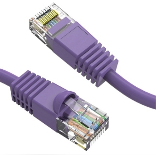 Picture of Axiom 150FT CAT6 UTP 550mhz Patch Cable Snagless Molded Boot (Purple)