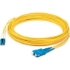 Picture of AddOn 100m LC (Male) to SC (Male) Straight Yellow OS2 Duplex Plenum Fiber Patch Cable