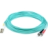 Picture of AddOn 34m LC (Male) to ST (Male) Straight Aqua OM4 Duplex LSZH Fiber Patch Cable