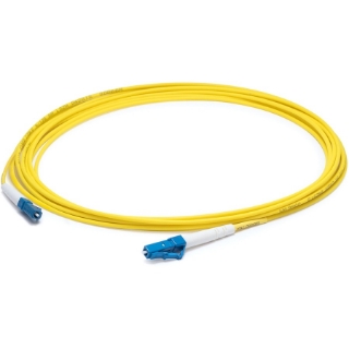 Picture of AddOn 8m LC (Male) to LC (Male) Straight Yellow OS2 Simplex LSZH Fiber Patch Cable