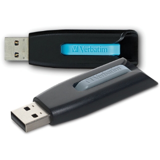Picture of 128GB Store 'n' Go&reg; V3 USB 3.2 Gen 1 Flash Drive - 2pk - Blue, Gray