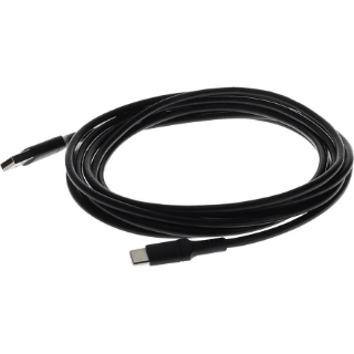 Picture of AddOn 3.0m (9.8ft) USB-C Male to USB 2.0 (A) Male Sync and Charge Black Cable