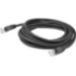 Picture of AddOn 7ft RJ-45 (Male) to RJ-45 (Male) Black Non-Booted, Non-Snagless Cat5e UTP PVC Copper Patch Cable