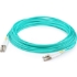 Picture of AddOn 95m LC (Male) to LC (Male) Aqua OM4 Duplex Fiber OFNR (Riser-Rated) Patch Cable