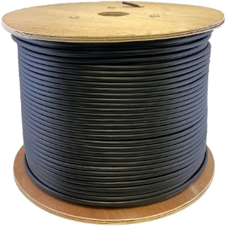 Picture of AddOn 1000ft Non-Terminated Black OM3 4 Strand Riser Fiber Riser-Rated Patch Cable