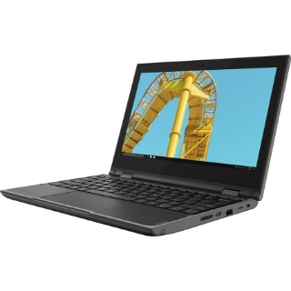 Picture of Lenovo 300e Windows 2nd Gen 82GK001VUS 11.6" Touchscreen Convertible 2 in 1 Notebook - HD - 1366 x 768 - AMD 3015e Dual-core (2 Core) 1.20 GHz - 4 GB Total RAM - 64 GB Flash Memory - Black