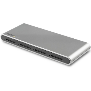 Picture of Star Tech.com 4 Slot USB C SD Card Reader - USB 3.1 (10Gbps) - SD 4.0 UHS-II - Multi SD Card Reader - USB C to SD Card Adapter - SD Memory Card Reader
