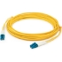 Picture of AddOn 5m LC (Male) to LC (Male) Yellow OS2 Duplex Fiber OFNR (Riser-Rated) Patch Cable