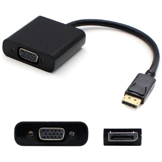 Picture of Lenovo 57Y4393 Compatible DisplayPort 1.2 Male to VGA Female Black Adapter For Resolution Up to 1920x1200 (WUXGA)