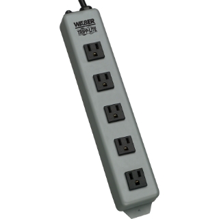 Picture of Tripp Lite Waber Industrial Power Strip 5 Outlet 6' Cord Switchless 5-15P